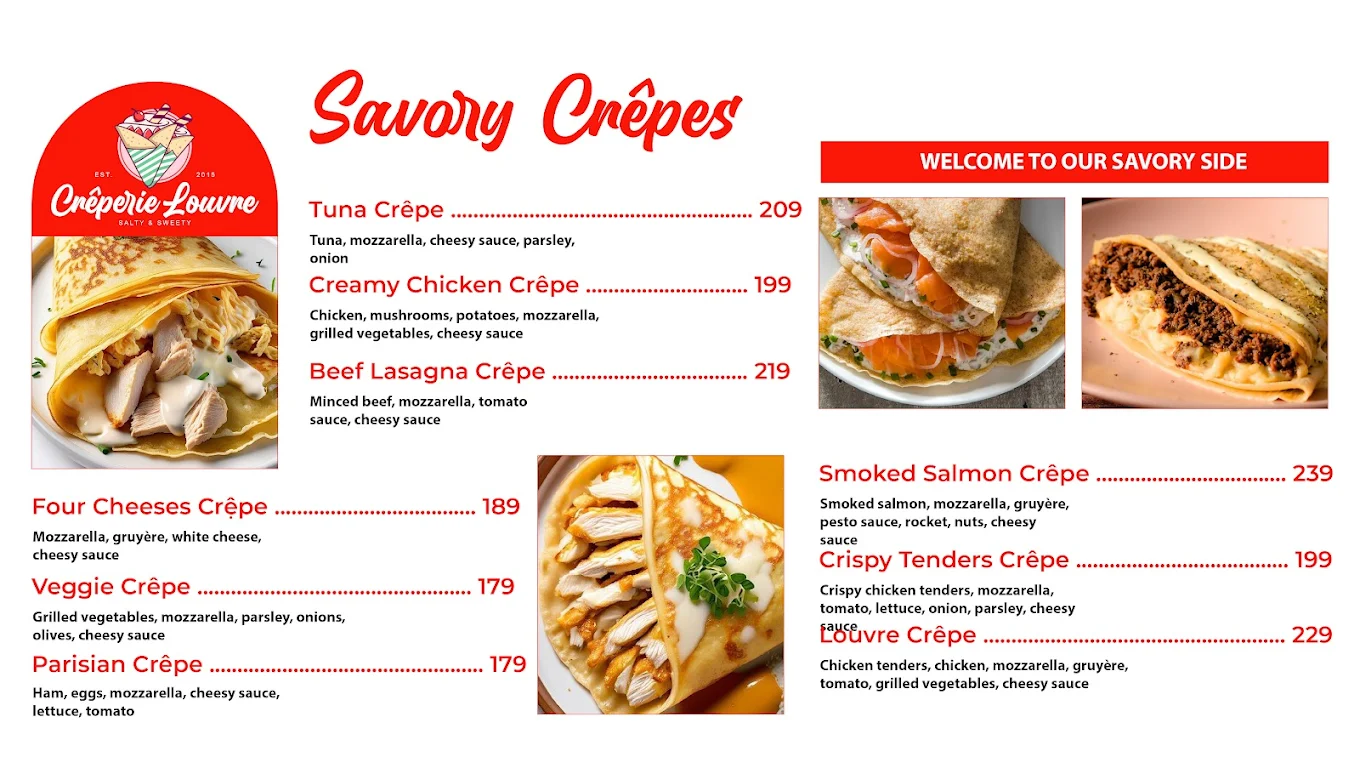 Signature Salty Crêpes