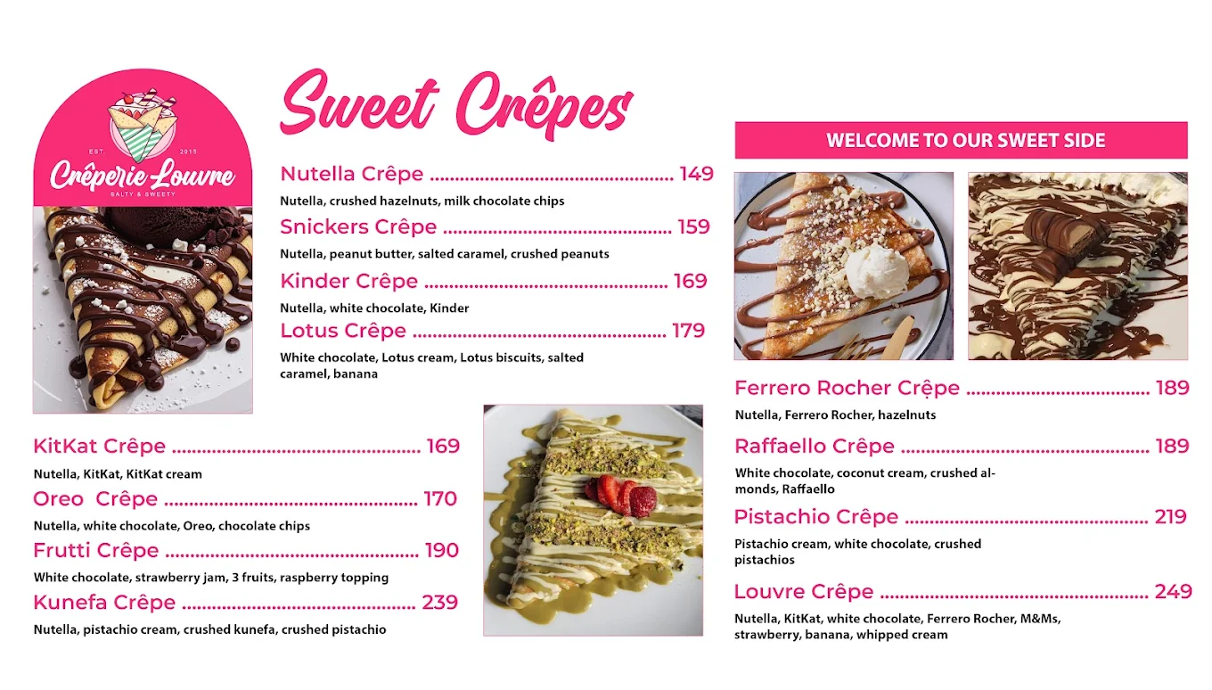 Signature Sweet Crepes