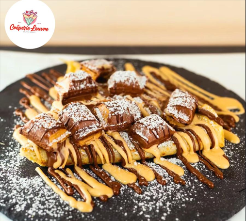 Delicious savory crepe